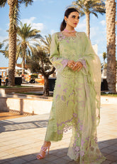 Rang Rasiya Premium Embroidered Lawn 3 Piece Unstitched Suit RR25PS D-RR-10 AYLEEN