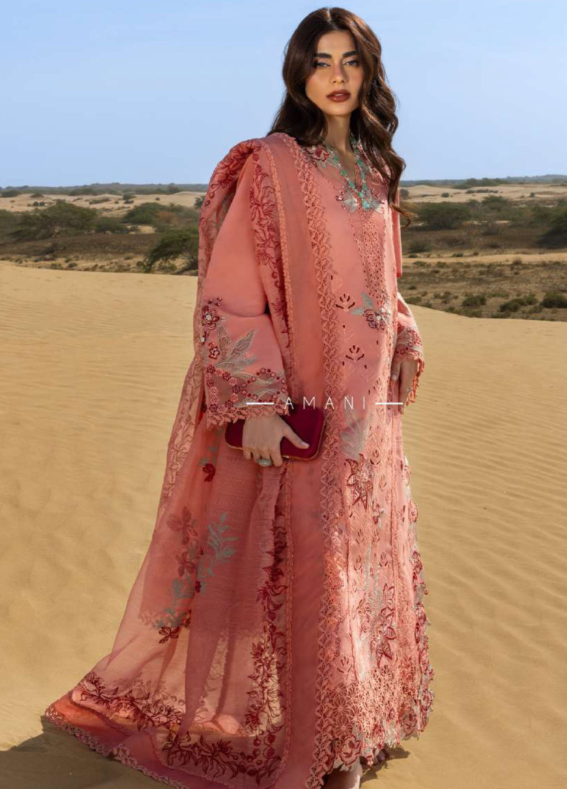 Rang Rasiya Premium Embroidered Lawn 3 Piece Unstitched Suit RR26P D-AMANI Rang Rasiya Premium Embroidered Lawn 3 Piece Unstitched Suit RR26P D-AMANI