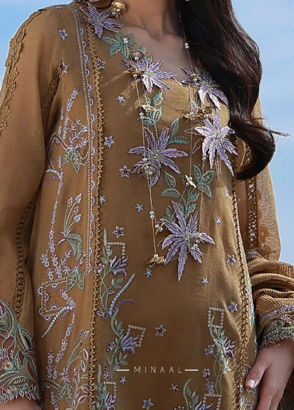 Rang Rasiya Premium Embroidered Lawn 3 Piece Unstitched Suit RR26P D-MINAAL Rang Rasiya Premium Embroidered Lawn 3 Piece Unstitched Suit RR26P D-MINAAL