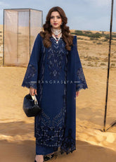 Rang Rasiya Premium Embroidered Lawn 3 Piece Unstitched Suit RR26P D-NATALIA