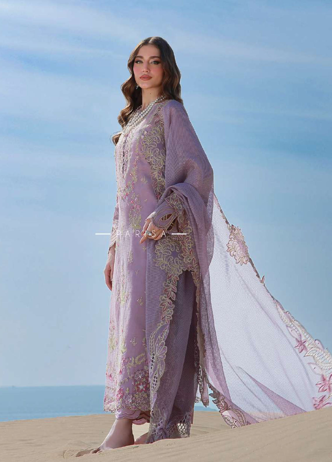 Rang Rasiya Premium Embroidered Lawn 3 Piece Unstitched Suit RR26P D-PARISA Rang Rasiya Premium Embroidered Lawn 3 Piece Unstitched Suit RR26P D-PARISA