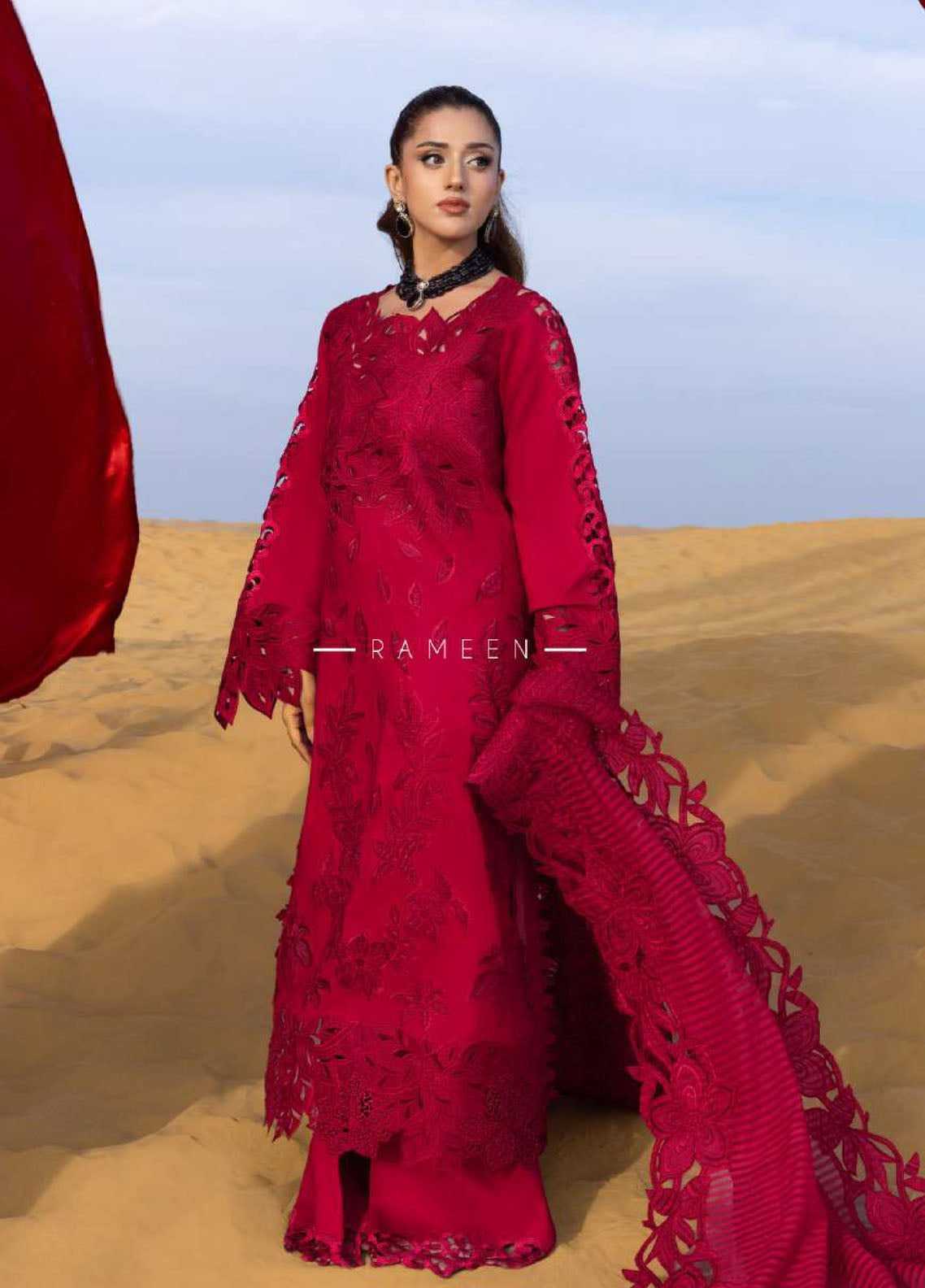 Rang Rasiya Premium Embroidered Lawn 3 Piece Unstitched Suit RR26P D-RAMEEN Rang Rasiya Premium Embroidered Lawn 3 Piece Unstitched Suit RR26P D-RAMEEN