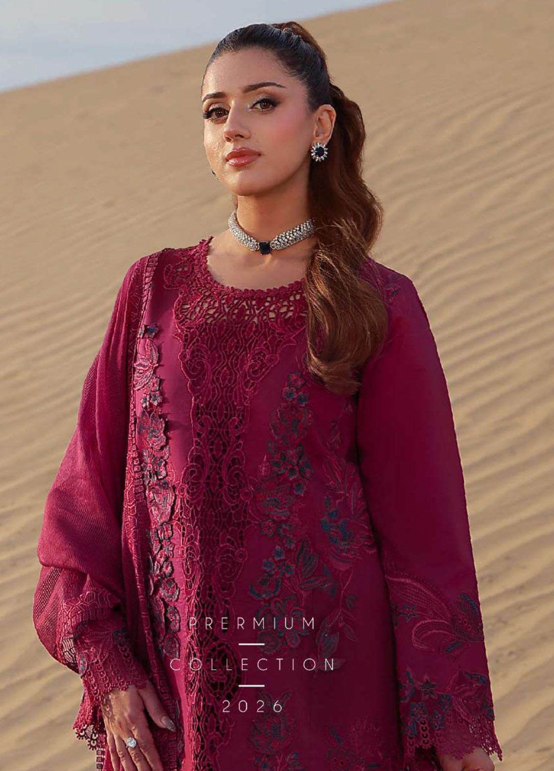 Rang Rasiya Premium Embroidered Lawn 3 Piece Unstitched Suit RR26P D-ZARA Rang Rasiya Premium Embroidered Lawn 3 Piece Unstitched Suit RR26P D-ZARA