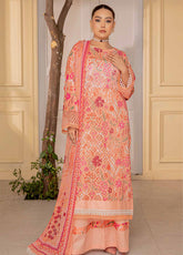 Rangkari By Noorjahan Embroidered Lawn 3 Piece Unstitched Suit NJ25R FLL-08
