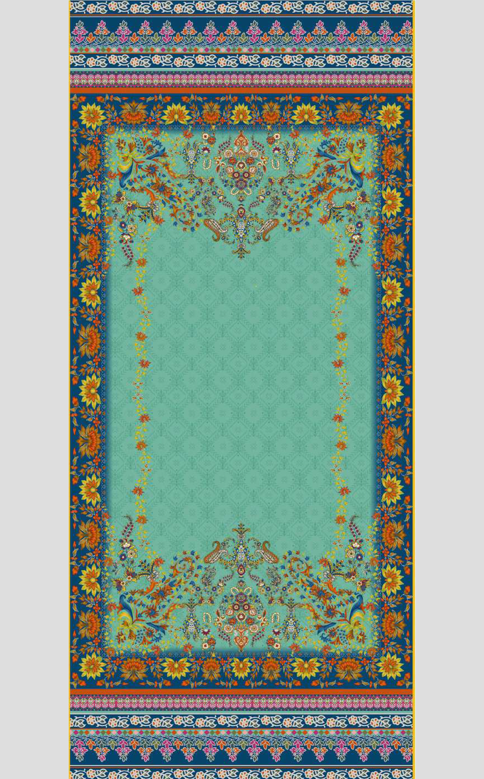 Rashid Textile Designer Printed Linen 3 Piece Unstitched Suit RT24DL D-5917 Rashid Textile Designer Printed Linen 3 Piece Unstitched Suit RT24DL D-5917