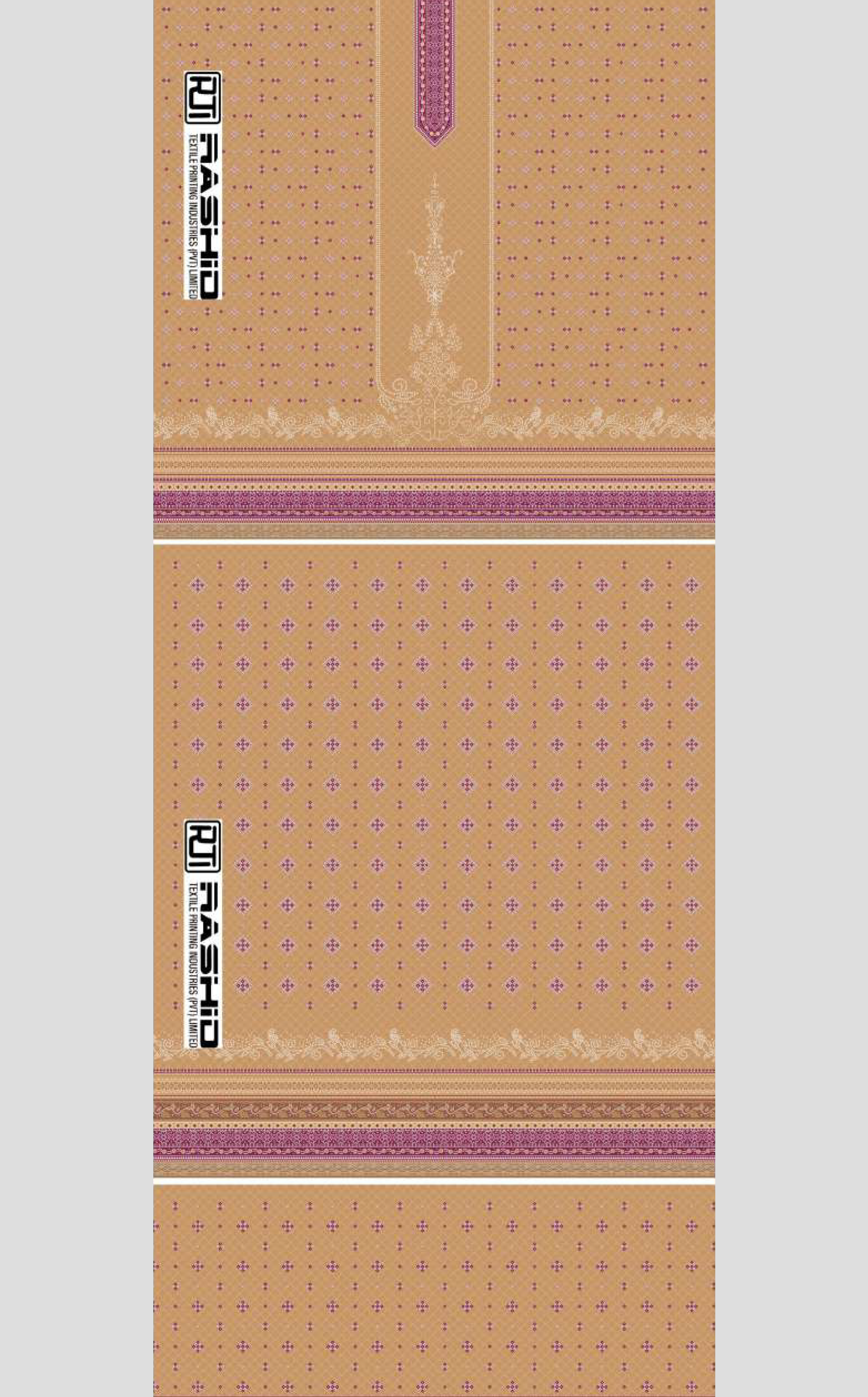 Rashid Textile Designer Printed Linen 3 Piece Unstitched Suit RT24DL D-5918 Rashid Textile Designer Printed Linen 3 Piece Unstitched Suit RT24DL D-5918