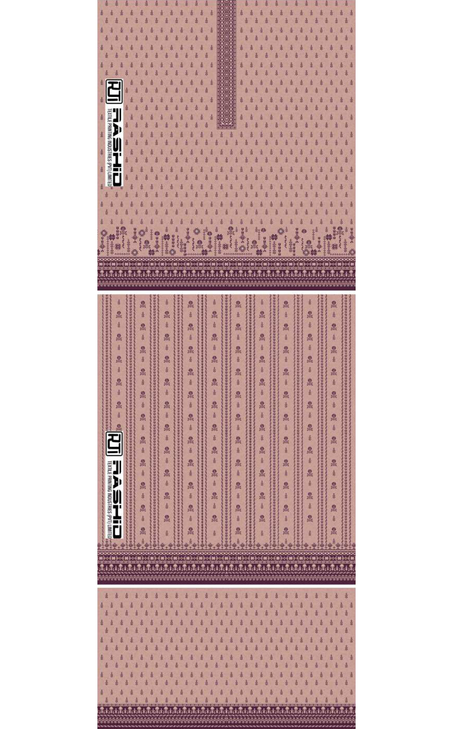 Rashid Textile Designer Printed Linen 3 Piece Unstitched Suit RT24DL D-5919 Rashid Textile Designer Printed Linen 3 Piece Unstitched Suit RT24DL D-5919