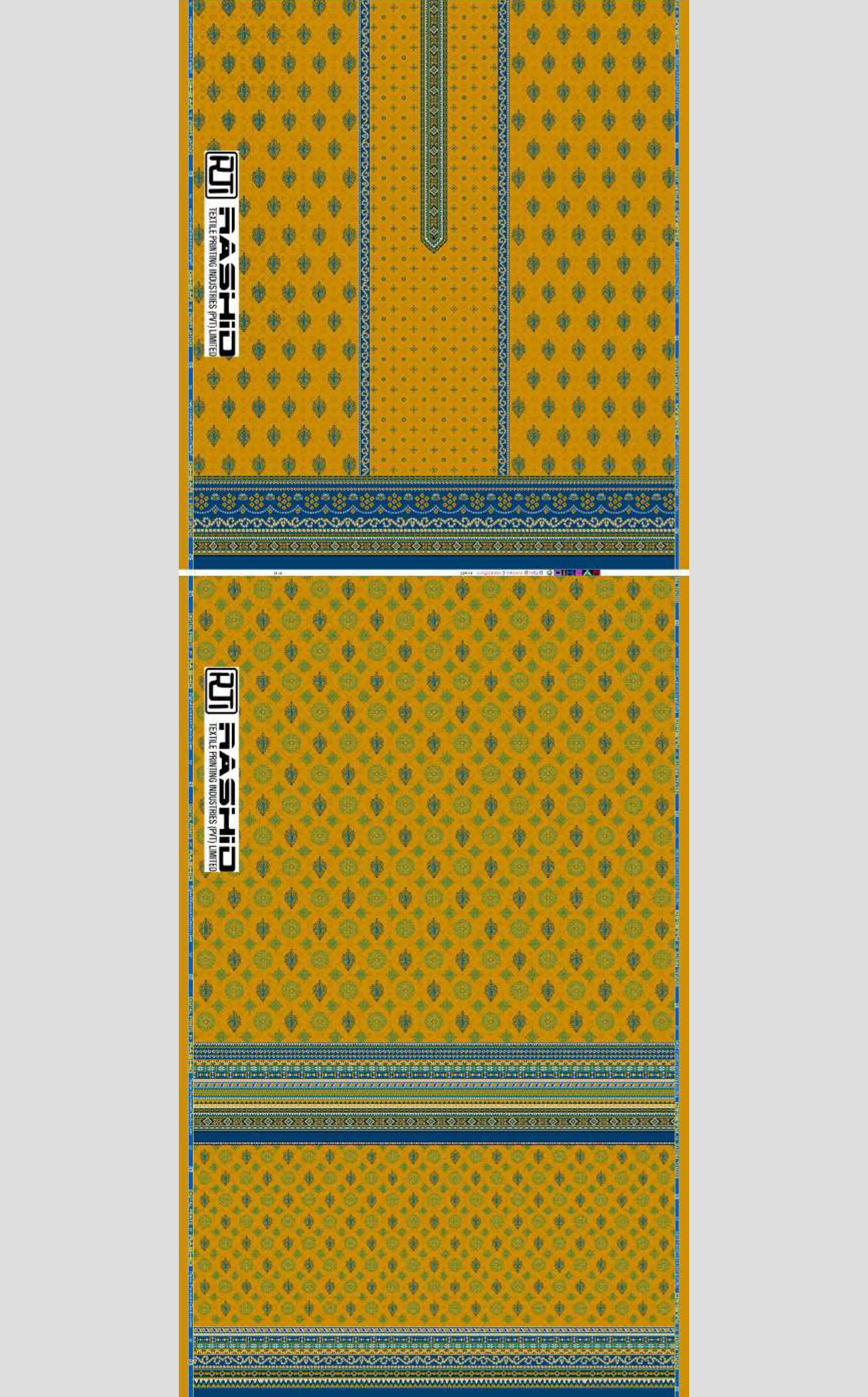 Rashid Textile Designer Printed Linen 3 Piece Unstitched Suit RT24DL D-5922 Rashid Textile Designer Printed Linen 3 Piece Unstitched Suit RT24DL D-5922