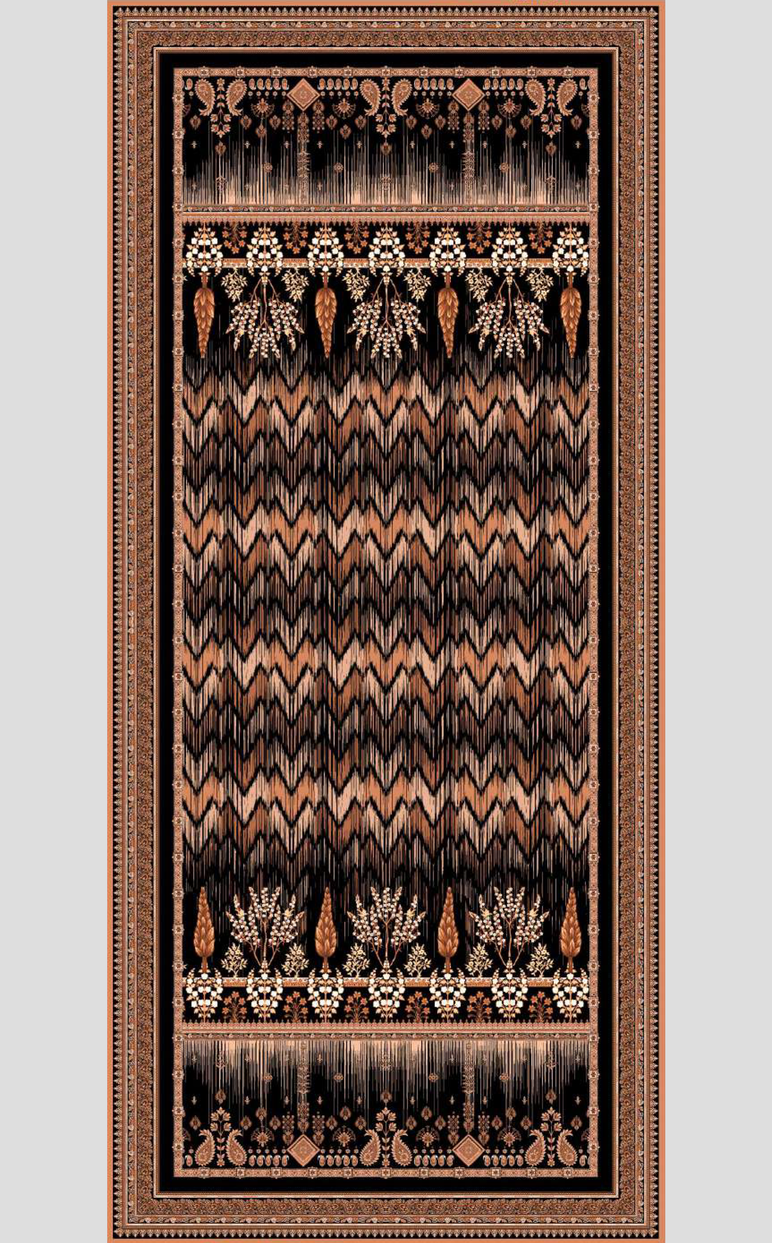 Rashid Textile Designer Printed Linen 3 Piece Unstitched Suit RT24DL D-5924 Rashid Textile Designer Printed Linen 3 Piece Unstitched Suit RT24DL D-5924