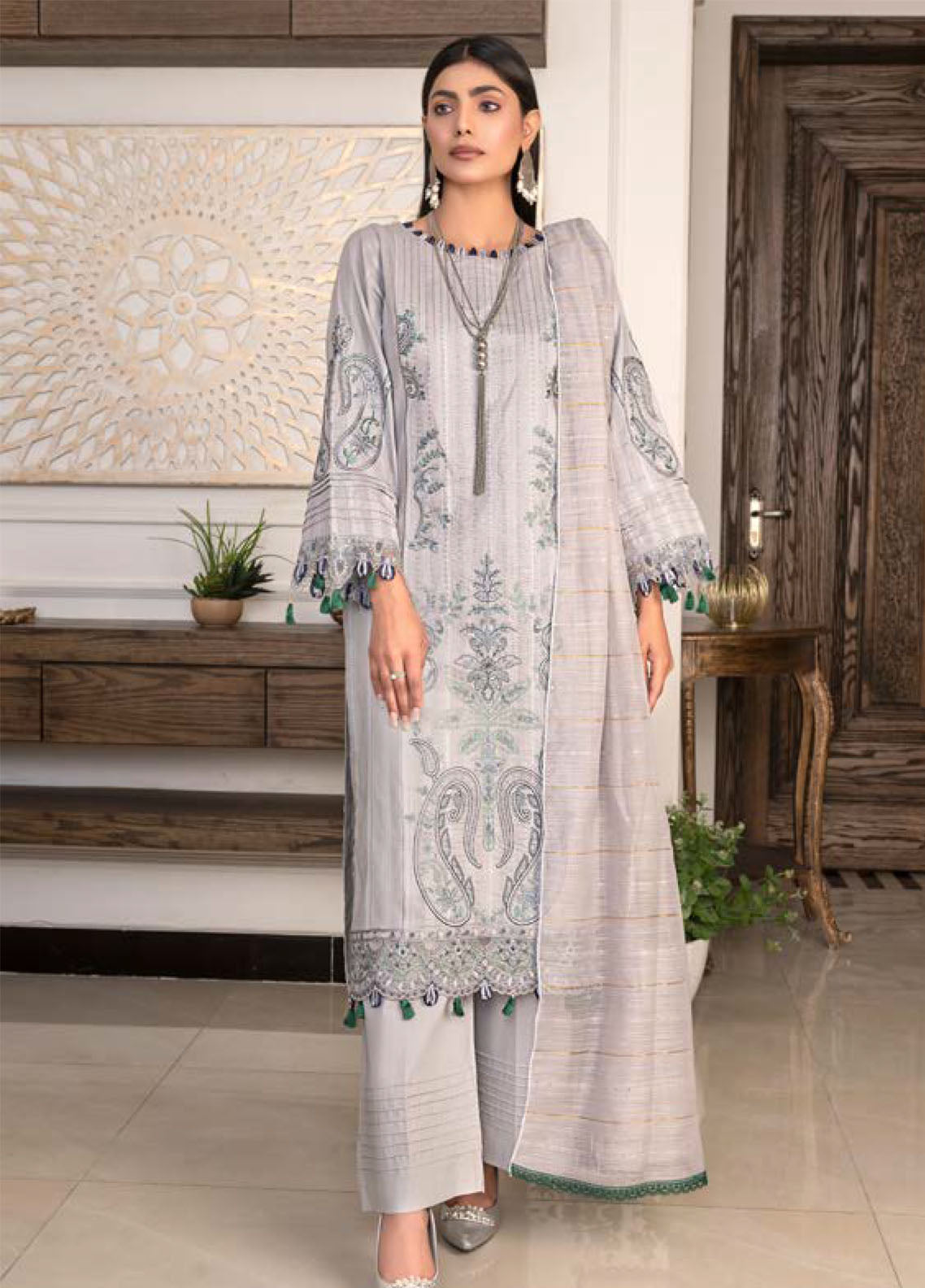 Rashq-E-Qamar By Noorjahan Eid Embroidered Lawn Dupatta 3 Piece Unstitched Suit NJ24RQEEL D-02 Rashq-E-Qamar By Noorjahan Eid Embroidered Lawn Dupatta 3 Piece Unstitched Suit NJ24RQEEL D-02