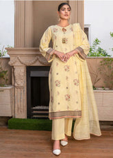 Rashq-E-Qamar By Noorjahan Eid Embroidered Lawn Dupatta 3 Piece Unstitched Suit NJ24RQEEL D-07