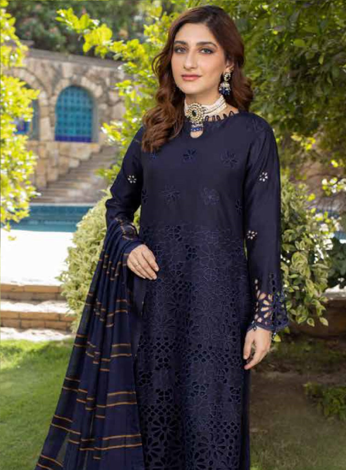 Raspberry By Schick Embroidered Schiffli Boring Viscose 3 Piece Unstitched Suit SDH24R D-01 Raspberry By Schick Embroidered Schiffli Boring Viscose 3 Piece Unstitched Suit SDH24R D-01