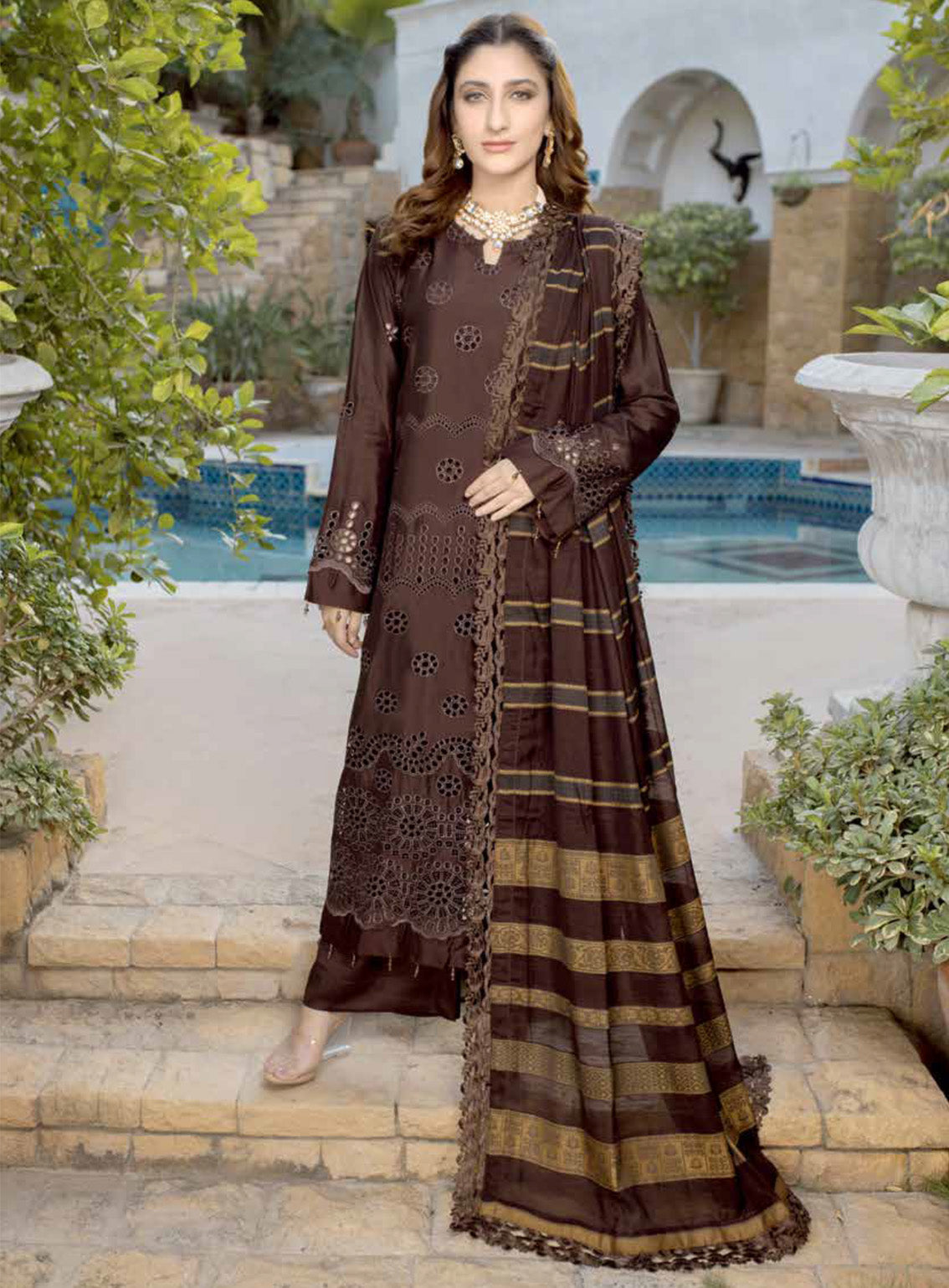 Raspberry By Schick Embroidered Schiffli Boring Viscose 3 Piece Unstitched Suit SDH24R D-07 Raspberry By Schick Embroidered Schiffli Boring Viscose 3 Piece Unstitched Suit SDH24R D-07