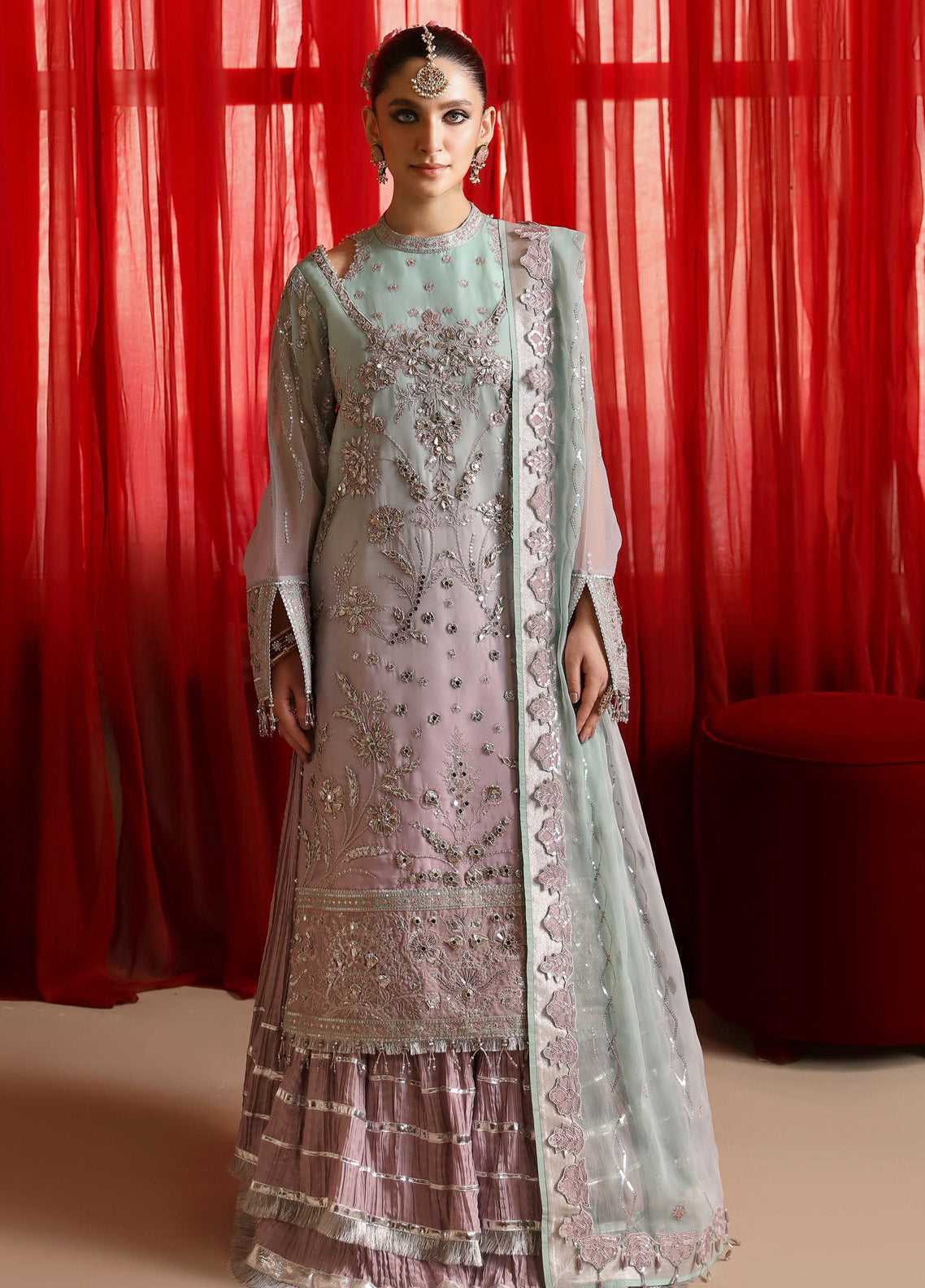 Reena By Alizeh Embroidered Chiffon 3 Piece Unstitched Suit AFB24RWV3 D-03 AMANI Reena By Alizeh Embroidered Chiffon 3 Piece Unstitched Suit AFB24RWV3 D-03 AMANI