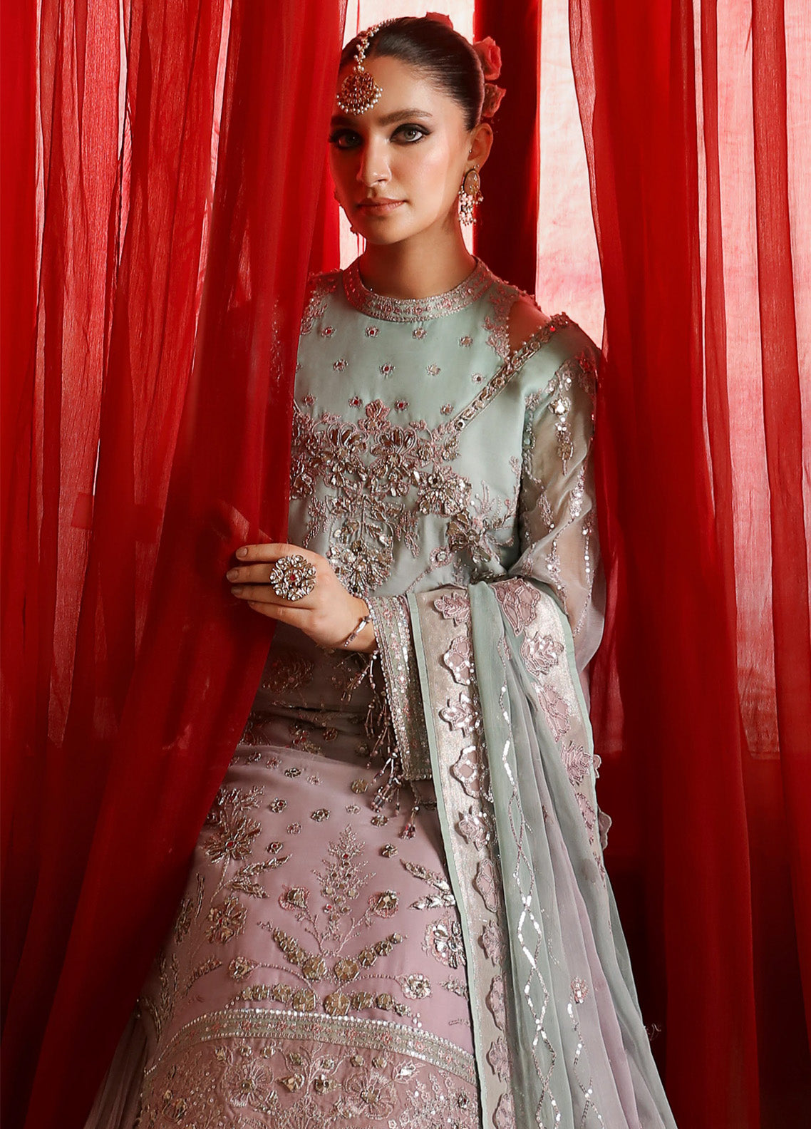 Reena By Alizeh Embroidered Chiffon 3 Piece Unstitched Suit AFB24RWV3 D-03 AMANI Reena By Alizeh Embroidered Chiffon 3 Piece Unstitched Suit AFB24RWV3 D-03 AMANI