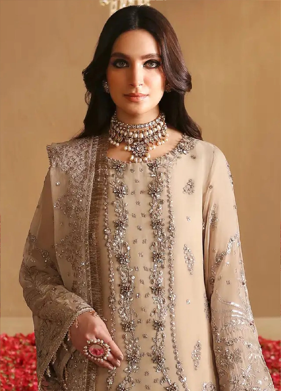 Reena By Alizeh Embroidered Chiffon 3 Piece Unstitched Suit AFB24RWV3 D-05 KIRAN Reena By Alizeh Embroidered Chiffon 3 Piece Unstitched Suit AFB24RWV3 D-05 KIRAN