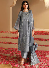 Reena By Alizeh Embroidered Chiffon 3 Piece Unstitched Suit AFB24RWV3 D-08 SOPHIA