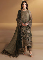 Reena By Alizeh Embroidered Net 3 Piece Unstitched Suit AFB24RWV3 D-01 JIYA