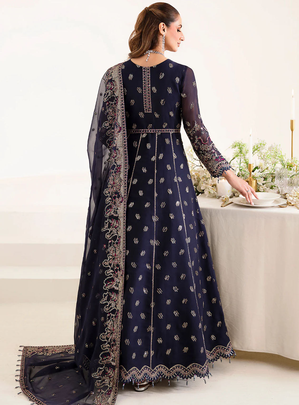 Reena By Alizeh Handcrafted Wedding Edit Chiffon 3 Piece Unstitched Suit ALZ24R AF-HM-4013 SPLENDOR Reena By Alizeh Handcrafted Wedding Edit Chiffon 3 Piece Unstitched Suit ALZ24R AF-HM-4013 SPLENDOR