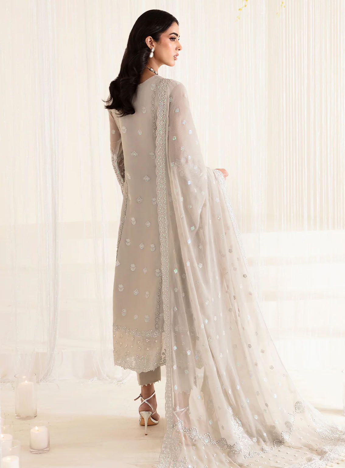 Reena By Alizeh Handcrafted Wedding Edit Chiffon 3 Piece Unstitched Suit ALZ24R AF-HM-4015 MOSAIC Reena By Alizeh Handcrafted Wedding Edit Chiffon 3 Piece Unstitched Suit ALZ24R AF-HM-4015 MOSAIC
