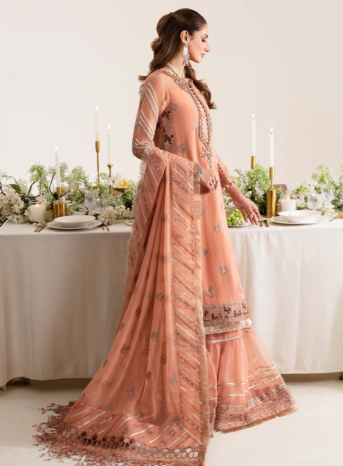 Reena By Alizeh Handcrafted Wedding Edit Chiffon 3 Piece Unstitched Suit ALZ24R AF-HM-4020 MARGRET Reena By Alizeh Handcrafted Wedding Edit Chiffon 3 Piece Unstitched Suit ALZ24R AF-HM-4020 MARGRET
