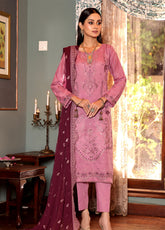 Republic By Schick Embroidered Doriya Lawn 3 Piece Unstitched Suit SDH26REDL D-02