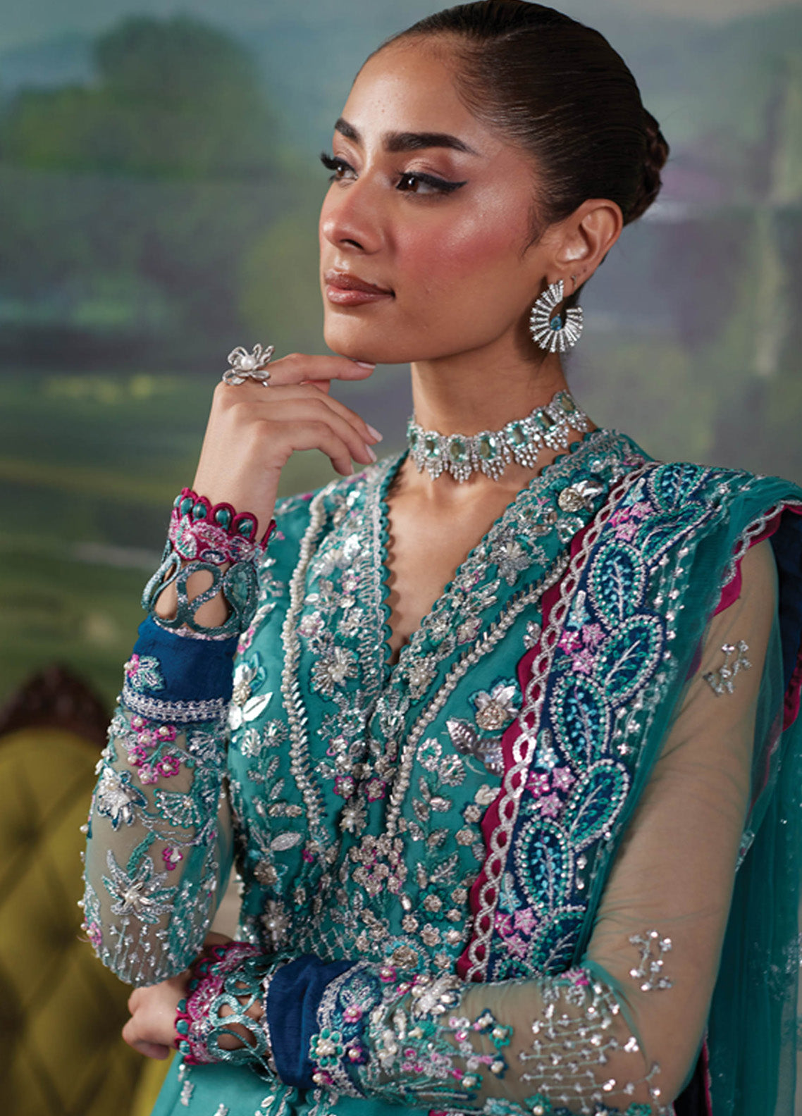 Republic WomensWear Embroidered Net 3 Piece Unstitched Suit RW24PDV D-06 SERRA Republic WomensWear Embroidered Net 3 Piece Unstitched Suit RW24PDV D-06 SERRA