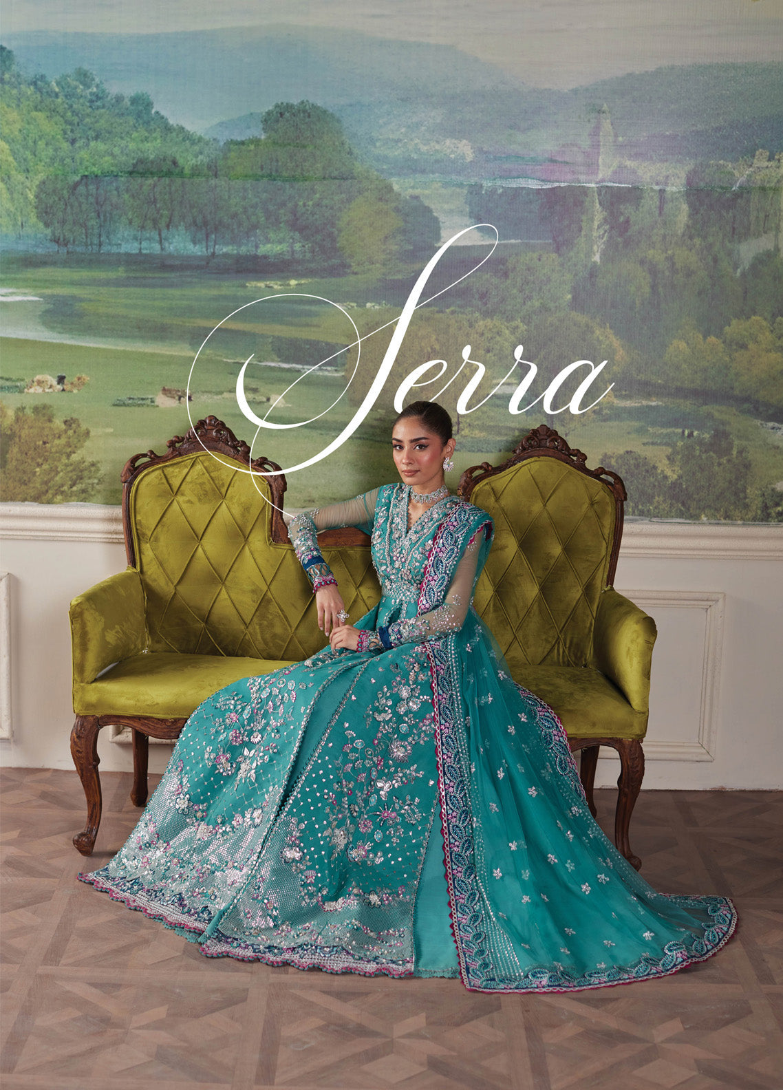 Republic WomensWear Embroidered Net 3 Piece Unstitched Suit RW24PDV D-06 SERRA Republic WomensWear Embroidered Net 3 Piece Unstitched Suit RW24PDV D-06 SERRA