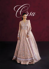 Republic WomensWear Embroidered Organza 3 Piece Unstitched Suit RW24PDV D-03 ORSA