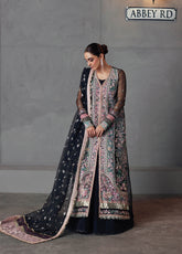 Republic WomensWear Embroidered Organza 3 Piece Unstitched Suit RW24PDV D-04 DAFNE