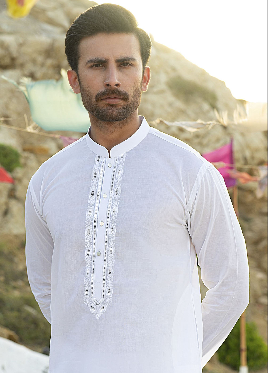 Resham Kari By Narkin's Eid Festive Embroidered Cotton 2 Piece Unstitched Suit NRK24RKEFEC D-005 Resham Kari By Narkin's Eid Festive Embroidered Cotton 2 Piece Unstitched Suit NRK24RKEFEC D-005