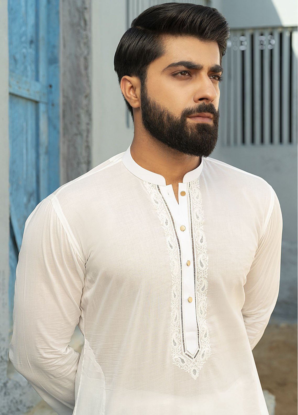 Resham Kari By Narkin's Eid Festive Embroidered Cotton 2 Piece Unstitched Suit NRK24RKEFEC D-006 Resham Kari By Narkin's Eid Festive Embroidered Cotton 2 Piece Unstitched Suit NRK24RKEFEC D-006