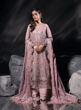 Reve By Florent Embroidered Mesori 3 Piece Unstitched Suit FL24R D-01 DUSKY DREAM