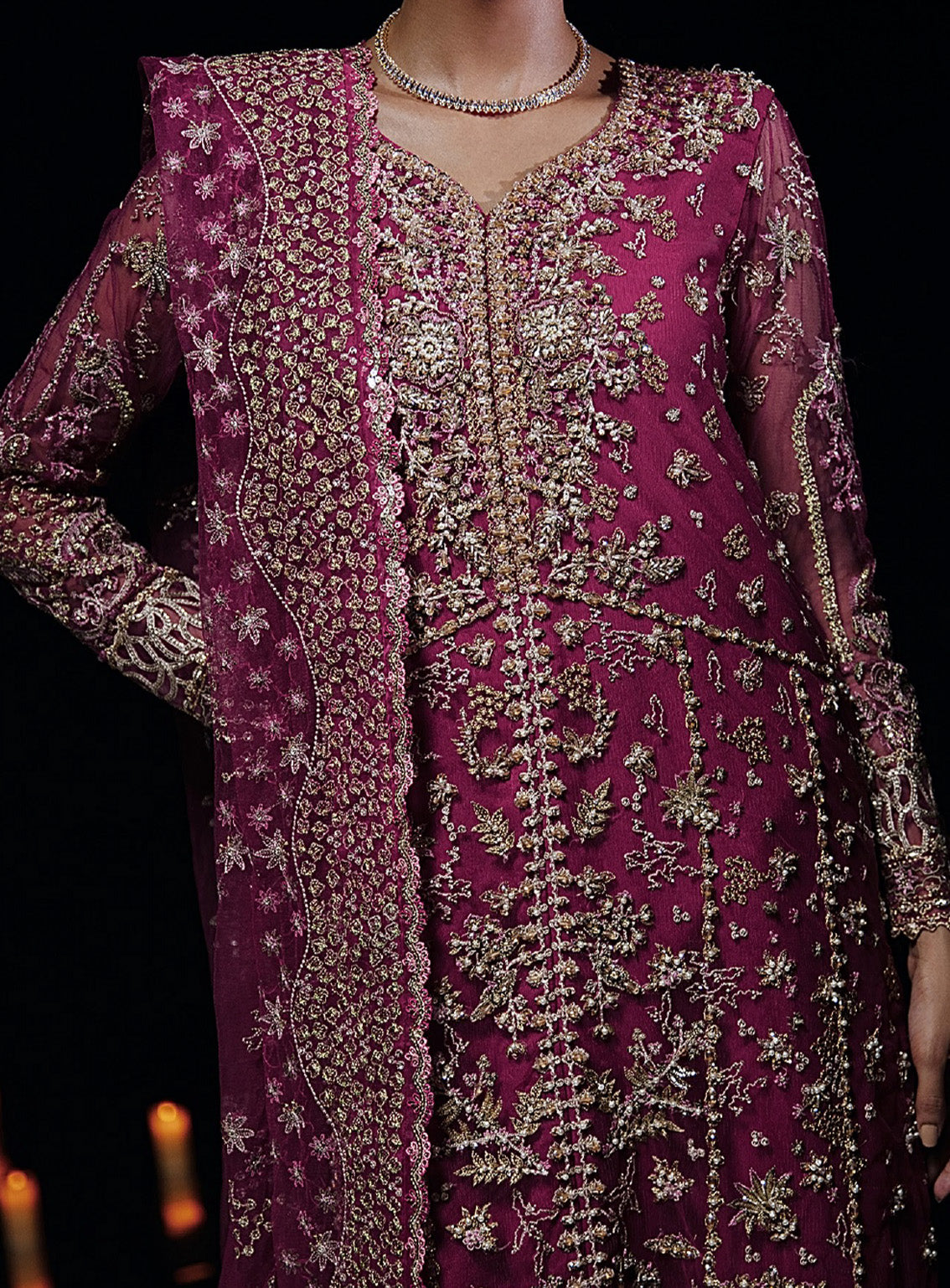 Reve By Florent Embroidered Net 3 Piece Unstitched Suit FL24R D-02 ROSSETTE Reve By Florent Embroidered Net 3 Piece Unstitched Suit FL24R D-02 ROSSETTE