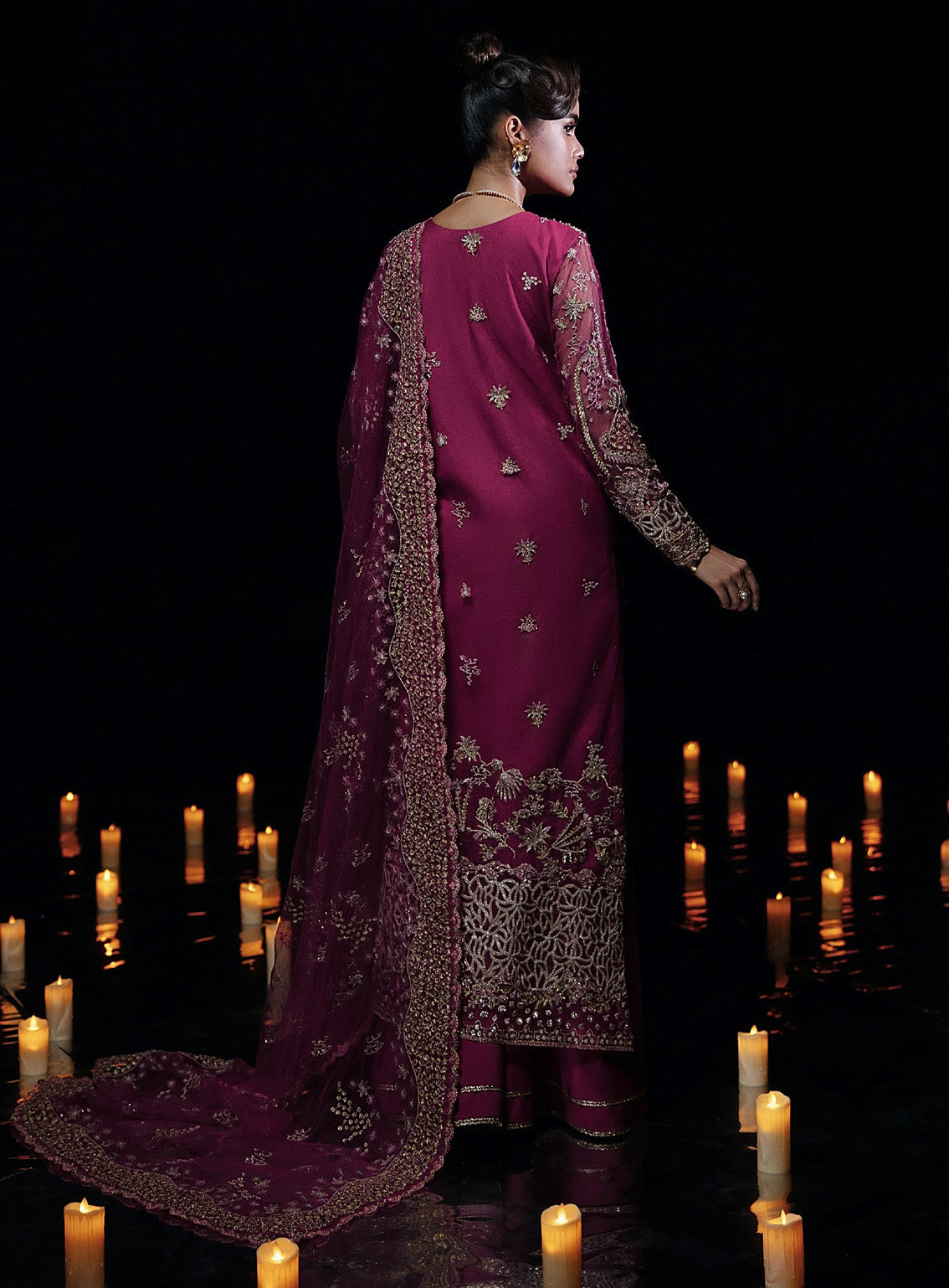 Reve By Florent Embroidered Net 3 Piece Unstitched Suit FL24R D-02 ROSSETTE Reve By Florent Embroidered Net 3 Piece Unstitched Suit FL24R D-02 ROSSETTE