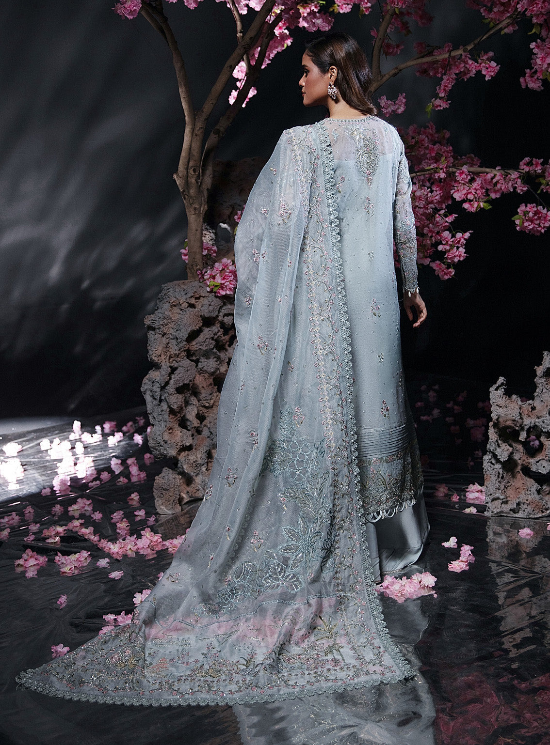 Reve By Florent Embroidered Net 3 Piece Unstitched Suit FL24R D-03 MINT MIST Reve By Florent Embroidered Net 3 Piece Unstitched Suit FL24R D-03 MINT MIST