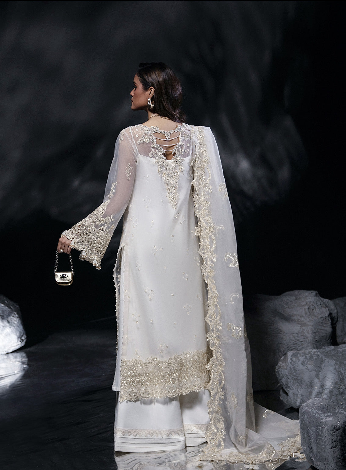 Reve By Florent Embroidered Organza 3 Piece Unstitched Suit FL24R D-05 CELESTIA Reve By Florent Embroidered Organza 3 Piece Unstitched Suit FL24R D-05 CELESTIA