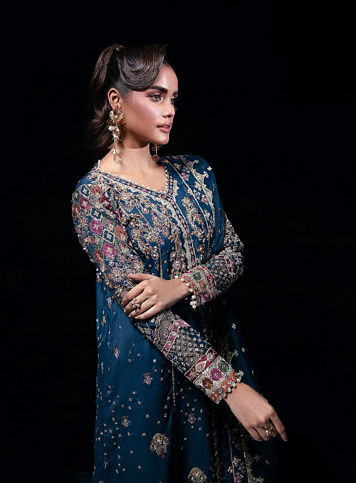 Reve By Florent Embroidered Raw Silk 3 Piece Unstitched Suit FL24R D-04 DREAMWEAVE Reve By Florent Embroidered Raw Silk 3 Piece Unstitched Suit FL24R D-04 DREAMWEAVE