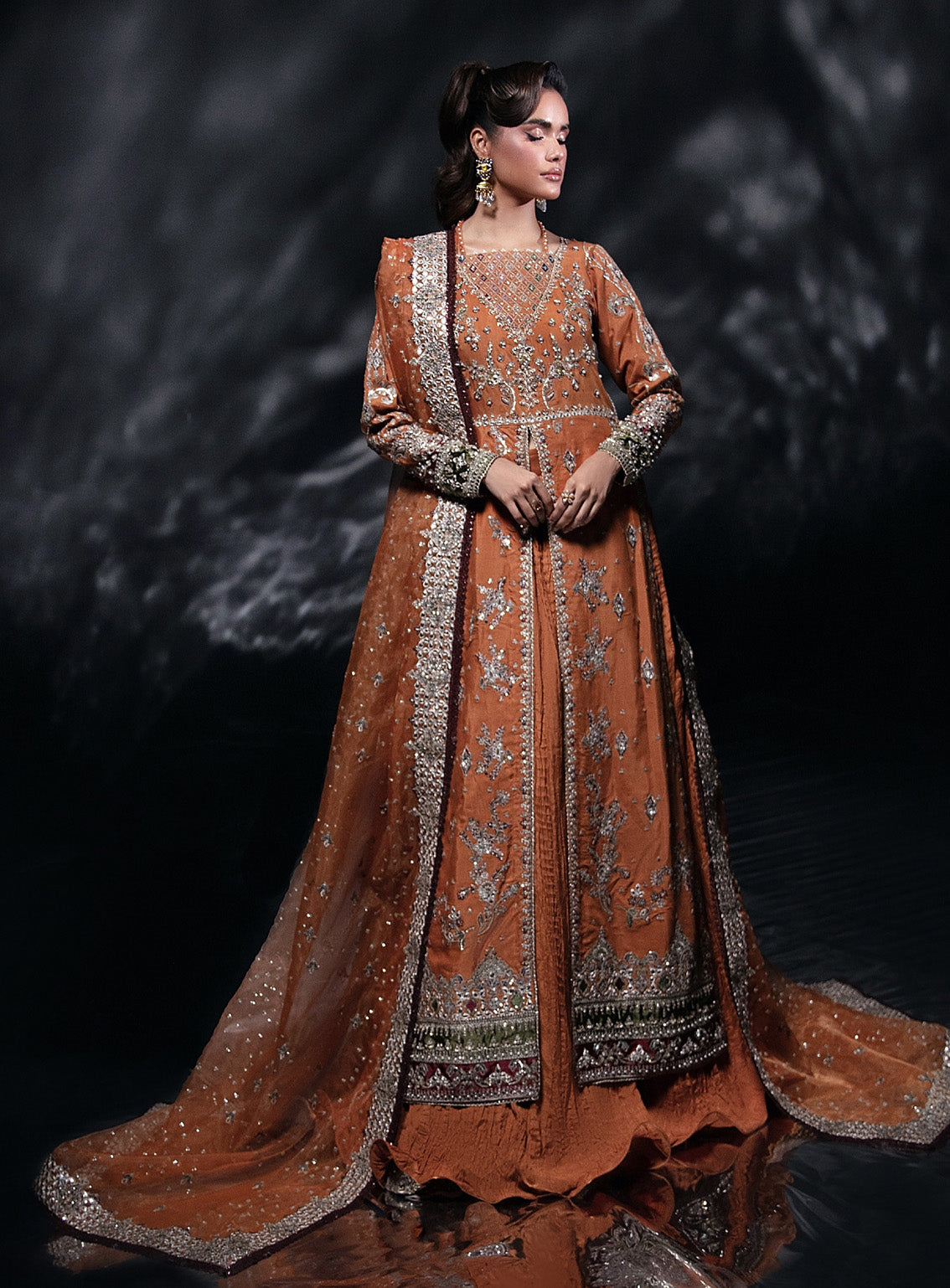 Reve By Florent Embroidered Raw Silk 3 Piece Unstitched Suit FL24R D-06 LUNAIRE Reve By Florent Embroidered Raw Silk 3 Piece Unstitched Suit FL24R D-06 LUNAIRE