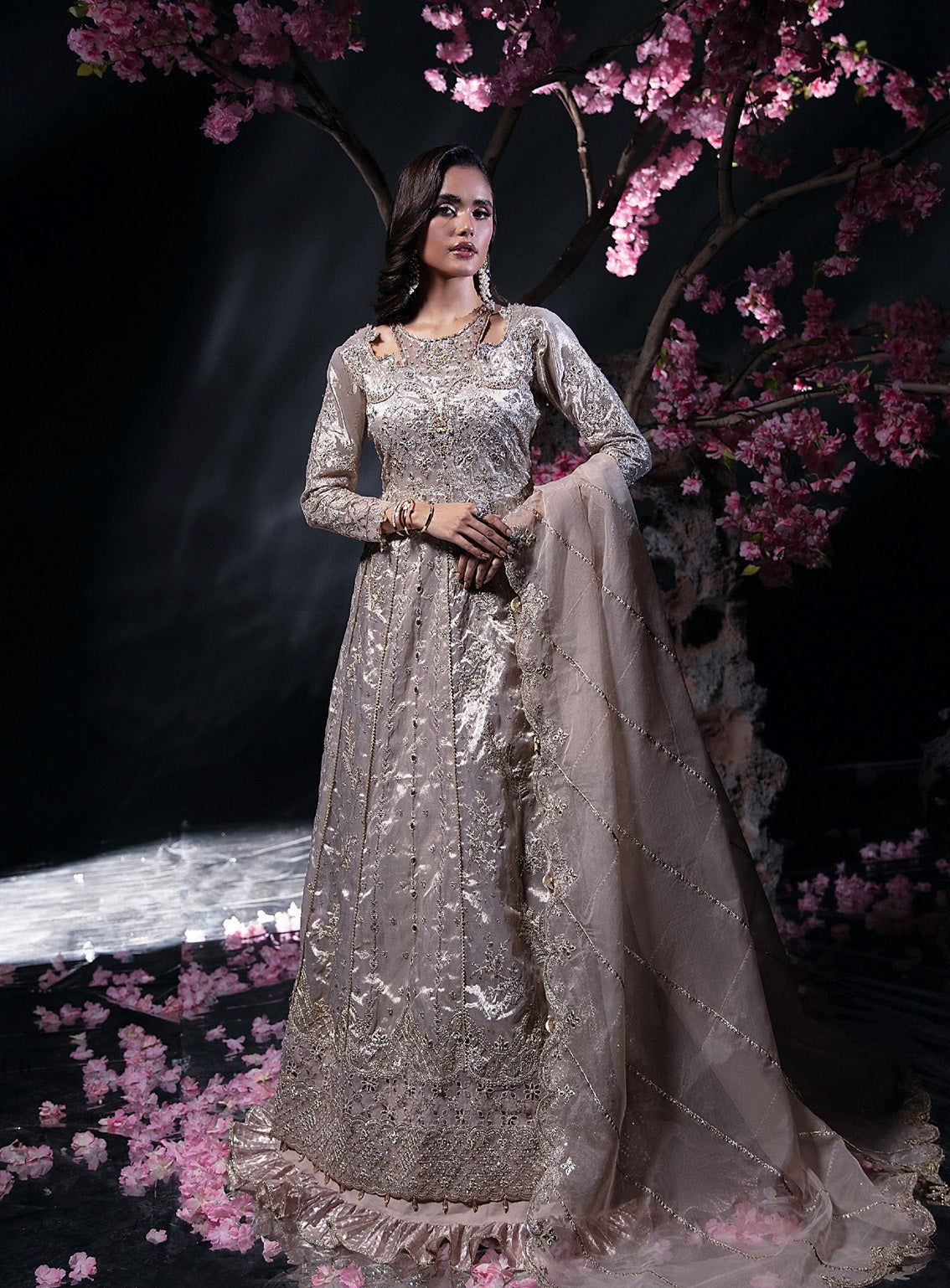 Reve By Florent Embroidered Tissue Silk 3 Piece Unstitched Suit FL24R D-07 OPALINE Reve By Florent Embroidered Tissue Silk 3 Piece Unstitched Suit FL24R D-07 OPALINE