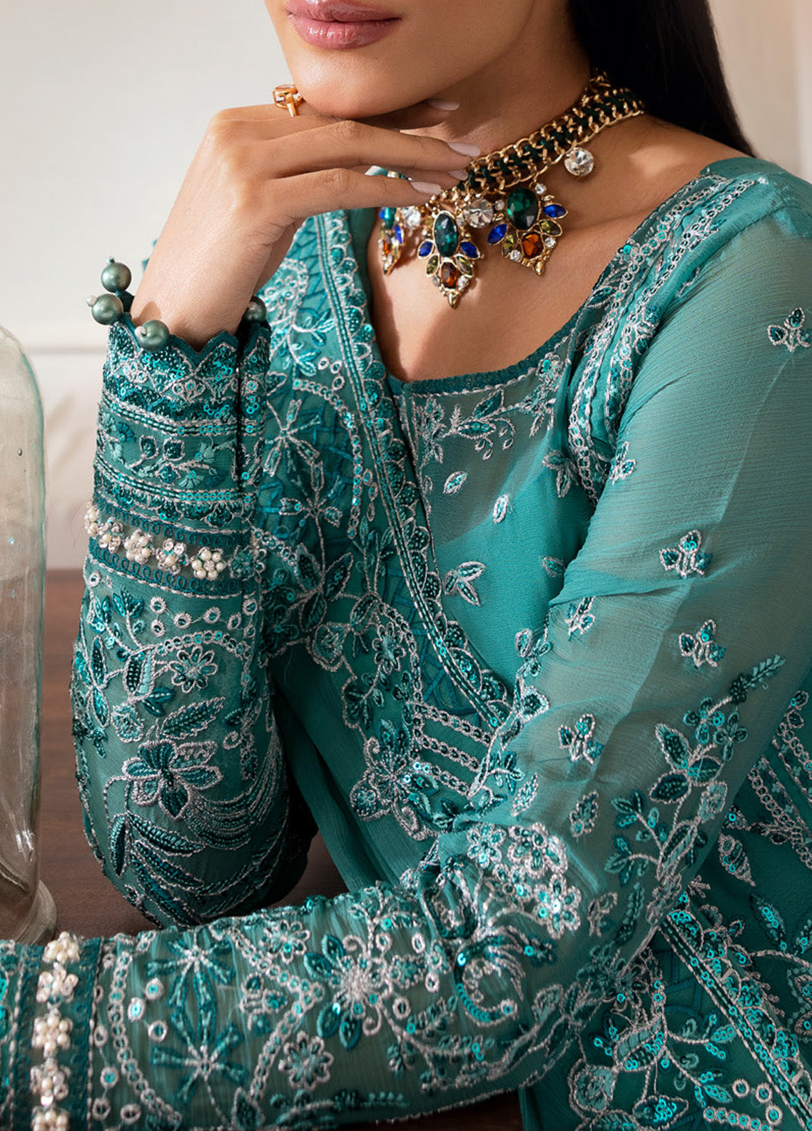Reverie By Gulaal Embroidered Chiffon 3 Piece Unstitched Suit GL25R D-03 MIRAL Reverie By Gulaal Embroidered Chiffon 3 Piece Unstitched Suit GL25R D-03 MIRAL