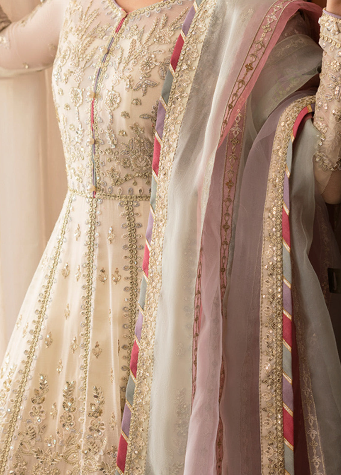 Reverie By Gulaal Embroidered Chiffon 3 Piece Unstitched Suit GL25R D-04 CHIRAGH Reverie By Gulaal Embroidered Chiffon 3 Piece Unstitched Suit GL25R D-04 CHIRAGH