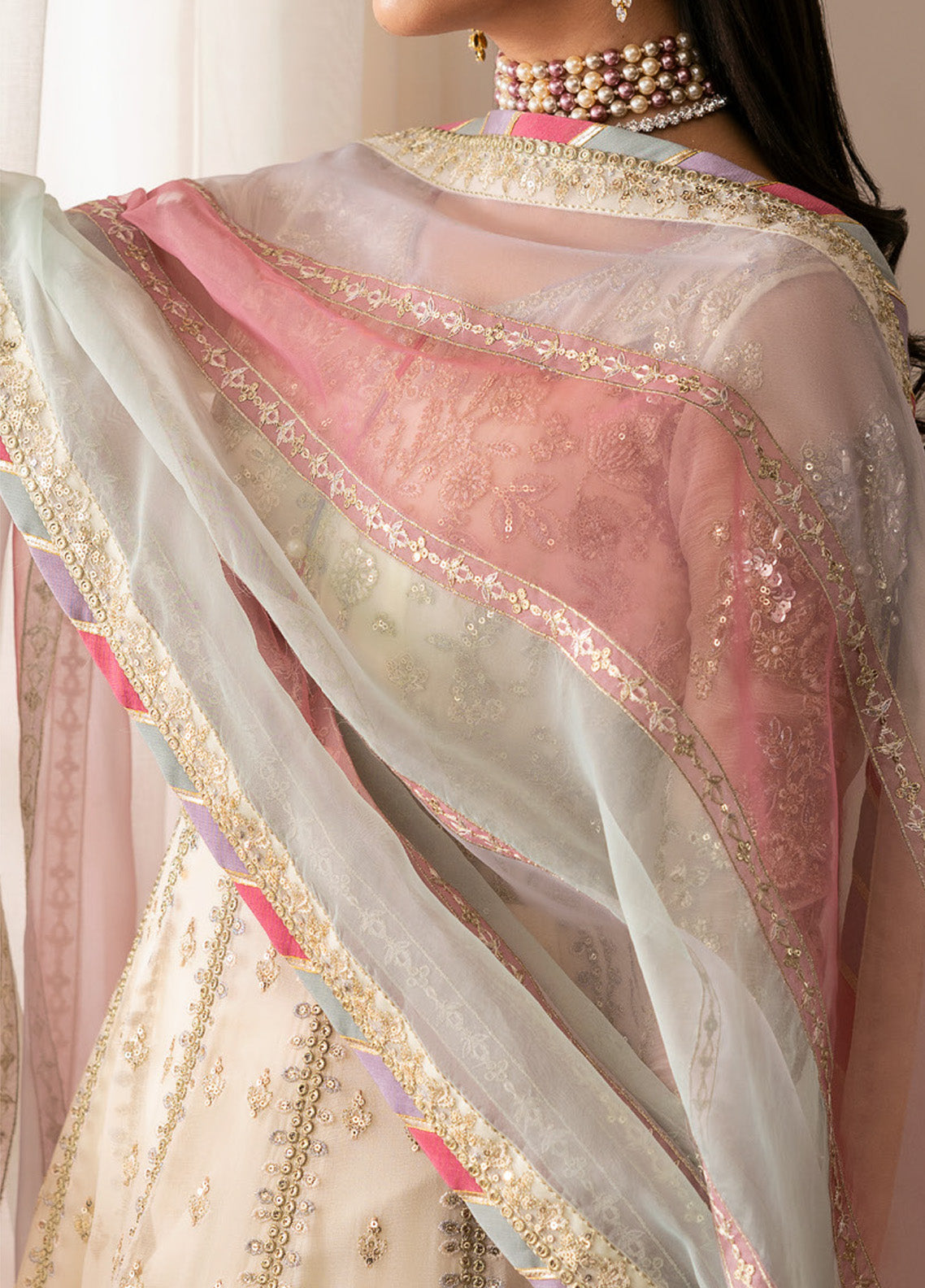 Reverie By Gulaal Embroidered Chiffon 3 Piece Unstitched Suit GL25R D-04 CHIRAGH Reverie By Gulaal Embroidered Chiffon 3 Piece Unstitched Suit GL25R D-04 CHIRAGH