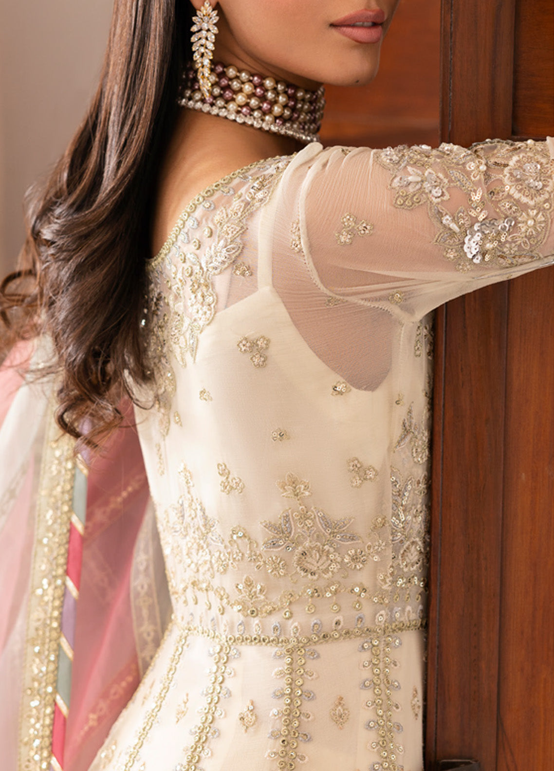 Reverie By Gulaal Embroidered Chiffon 3 Piece Unstitched Suit GL25R D-04 CHIRAGH Reverie By Gulaal Embroidered Chiffon 3 Piece Unstitched Suit GL25R D-04 CHIRAGH