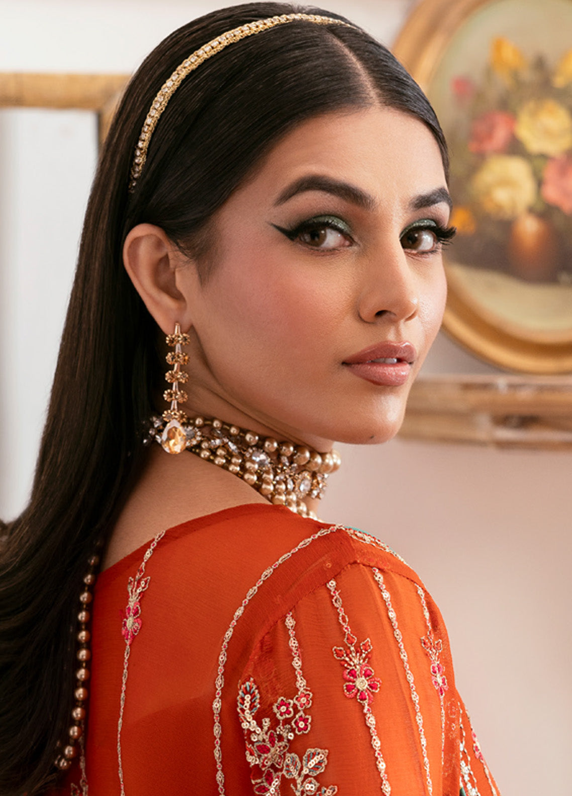 Reverie By Gulaal Embroidered Chiffon 3 Piece Unstitched Suit GL25R D-10 ZARNA Reverie By Gulaal Embroidered Chiffon 3 Piece Unstitched Suit GL25R D-10 ZARNA