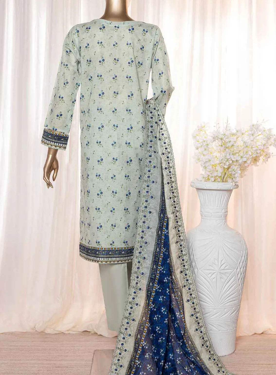 Rimjhim By HZ Textile Embroidered Lawn 3 Piece Unstitched Suit HZ24R REC-123 Rimjhim By HZ Textile Embroidered Lawn 3 Piece Unstitched Suit HZ24R REC-123