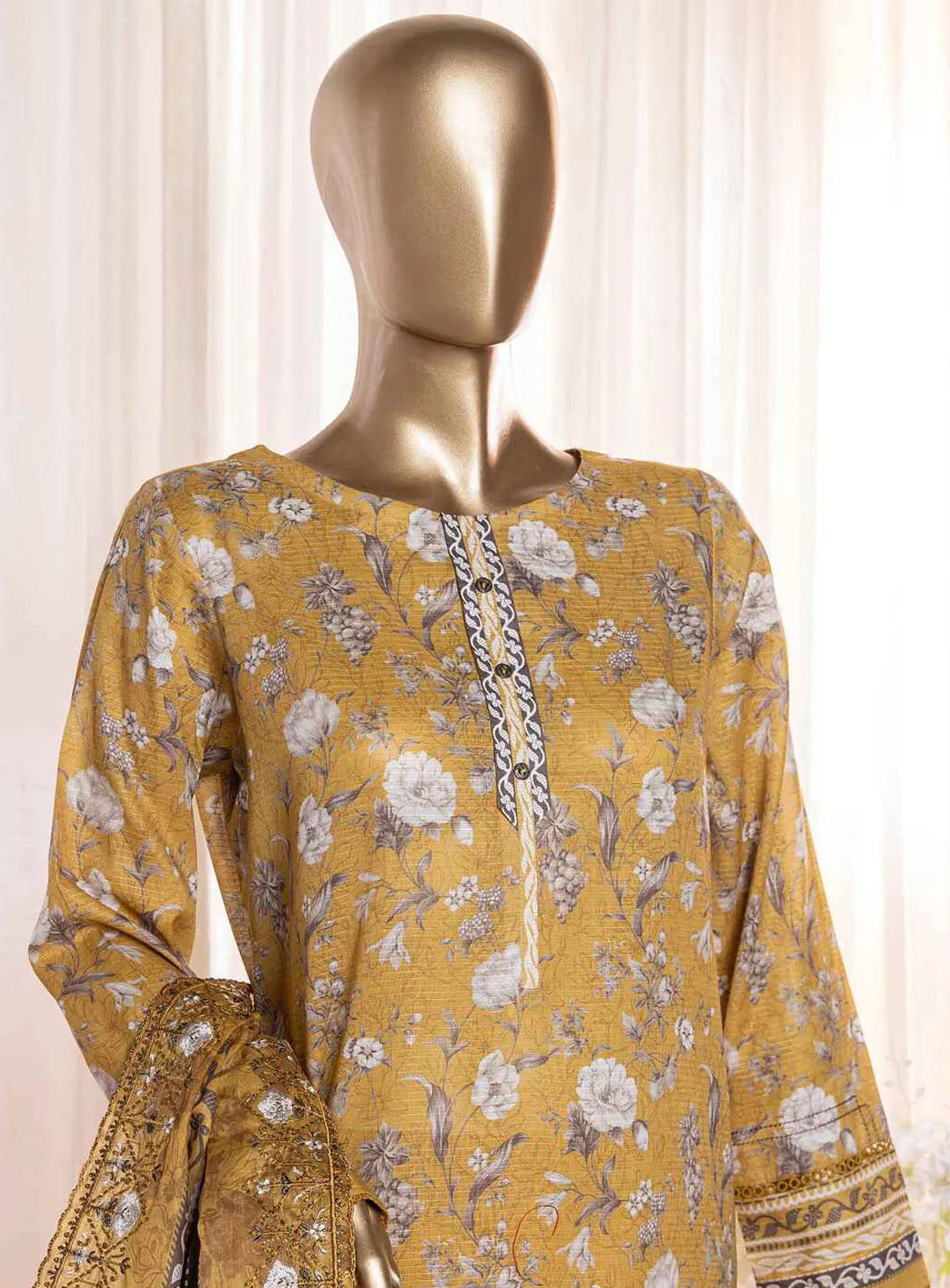 Rimjhim By HZ Textile Embroidered Lawn 3 Piece Unstitched Suit HZ24R REC-125 Rimjhim By HZ Textile Embroidered Lawn 3 Piece Unstitched Suit HZ24R REC-125