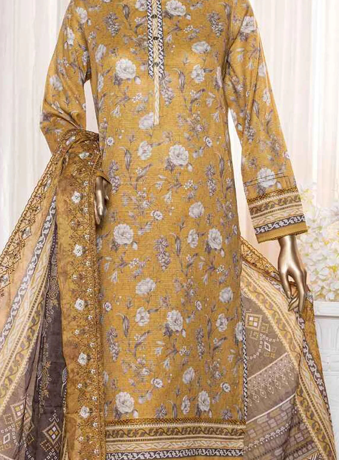 Rimjhim By HZ Textile Embroidered Lawn 3 Piece Unstitched Suit HZ24R REC-125 Rimjhim By HZ Textile Embroidered Lawn 3 Piece Unstitched Suit HZ24R REC-125