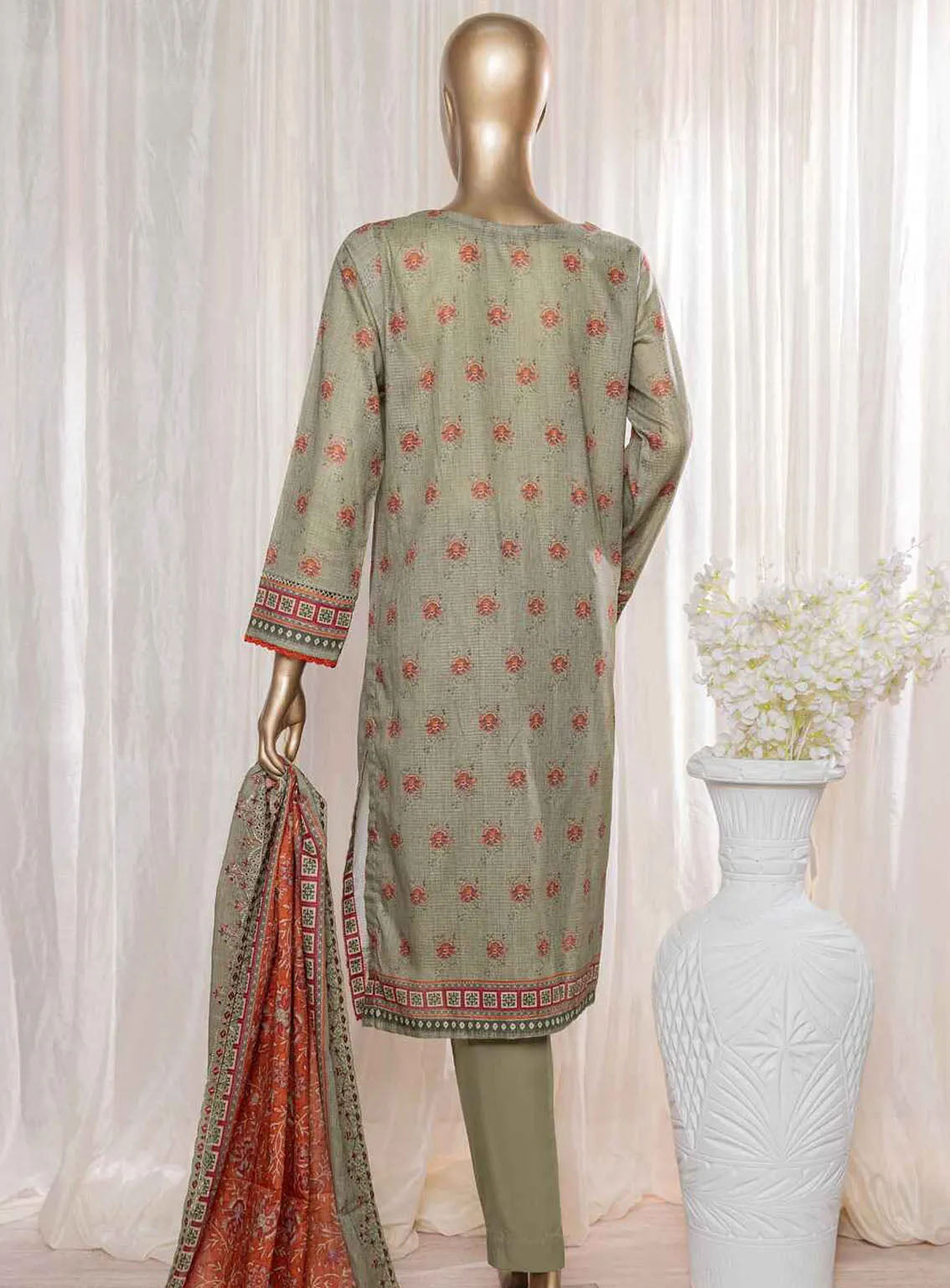 Rimjhim By HZ Textile Embroidered Lawn 3 Piece Unstitched Suit HZ24R REC-126 Rimjhim By HZ Textile Embroidered Lawn 3 Piece Unstitched Suit HZ24R REC-126