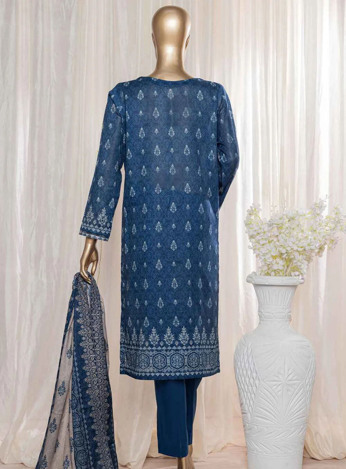 Rimjhim By HZ Textile Embroidered Lawn 3 Piece Unstitched Suit HZ24R REC-131 Rimjhim By HZ Textile Embroidered Lawn 3 Piece Unstitched Suit HZ24R REC-131